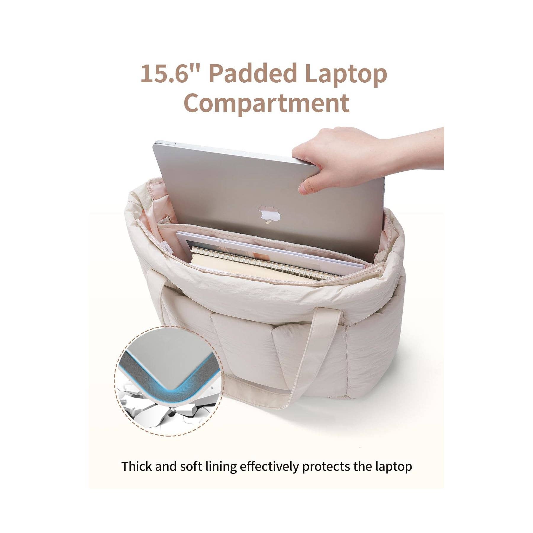 NARWEY INC - Vendita all'ingrosso Borsa tote - Donna - Borsa da viaggio Narwey Puffer per donne, adatta come bagaglio a mano.9