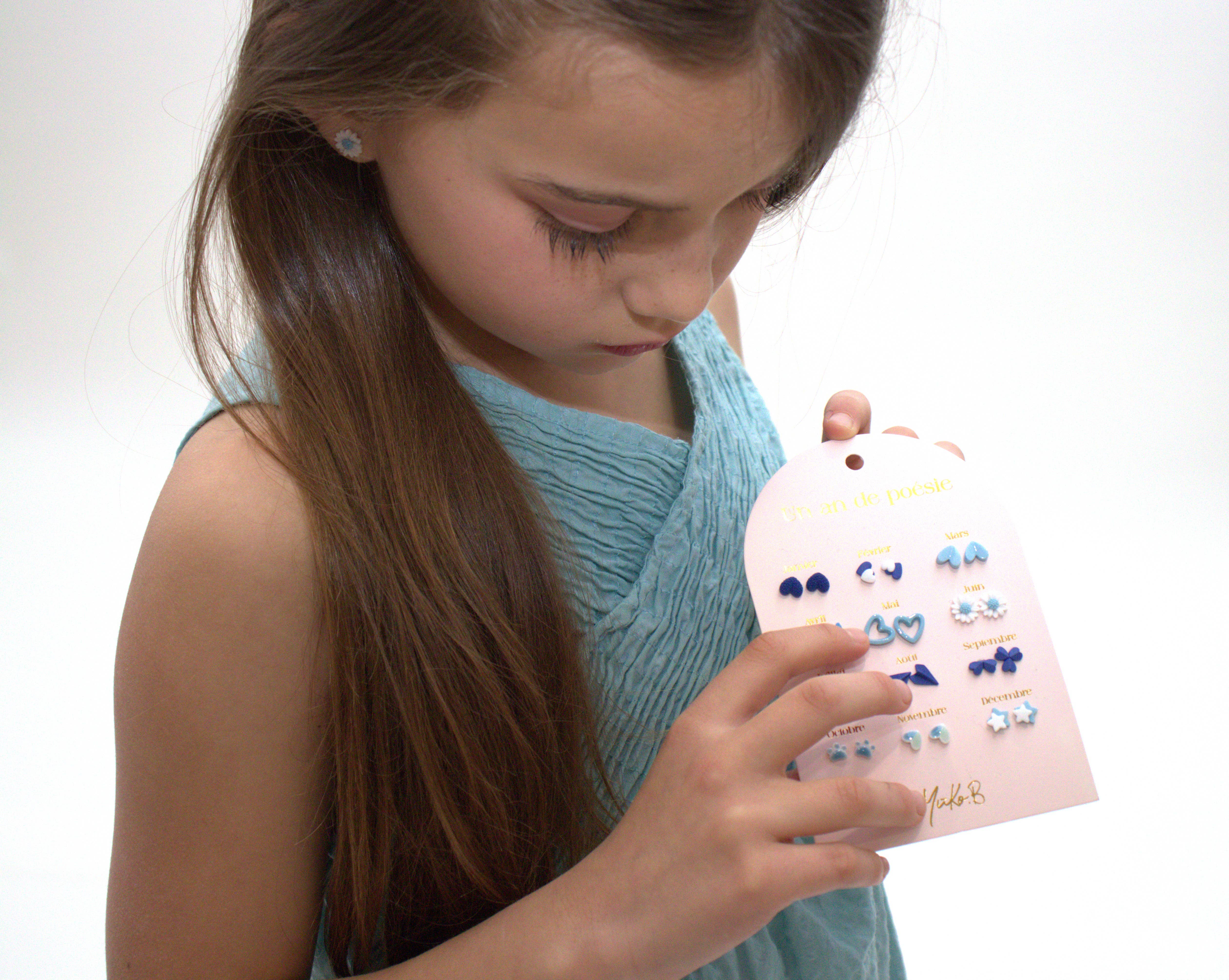 Kontiki - Wholesale Earrings - Kids - 12 Pairs of Earrings "A Year of Poetry" - Yuko B.9