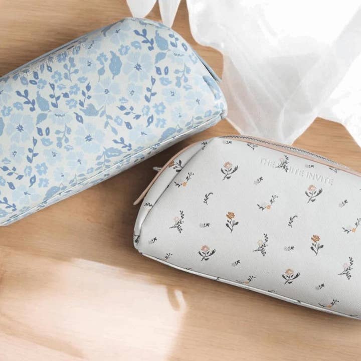 Blomster Makeup Taske, Stor Kosmetikpung, Gave til Kvinder for engroshandel hos MELODY FAYE