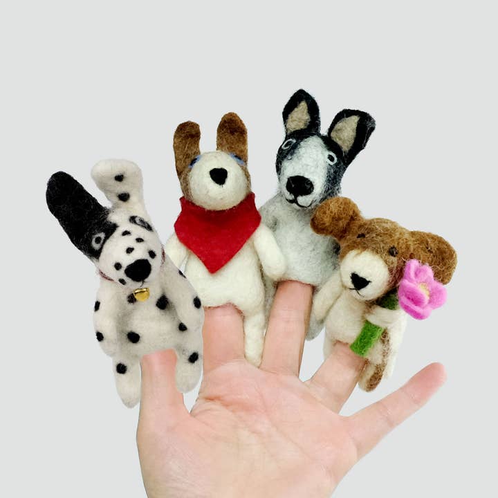 The Winding Road - Wholesale Finger Puppet - Kids & Baby - Finger Puppets - Dogs - Assorted0