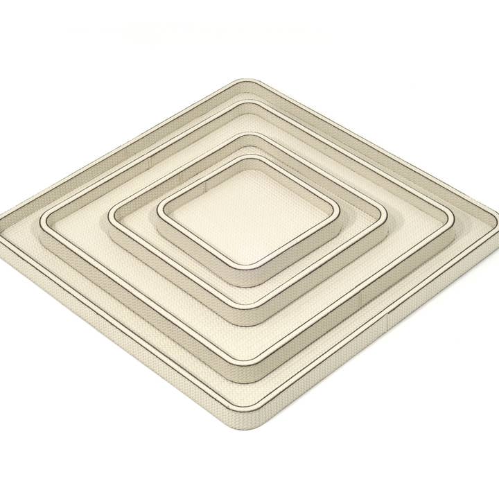 Pinetti - Wholesale Decorative Tray - Vassoio Quadrato Jane3