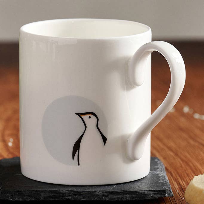 Jin Designs - Wholesale Coffee Mug - Penguin in the Window Mug0