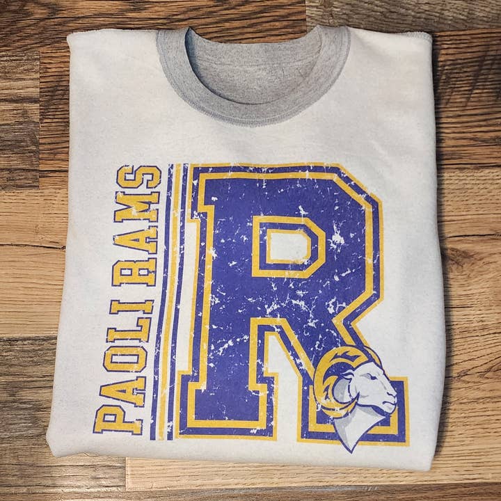 Spirit Wear Letter Inside Out Sweatshirt - Custom Spirit Wea for wholesale by Enid and Elle