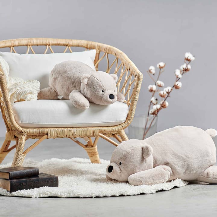 Morbido peluche Middle Bear beige 22" 55 cm per la vendita all'ingrosso da parte di Lilla och stora björn