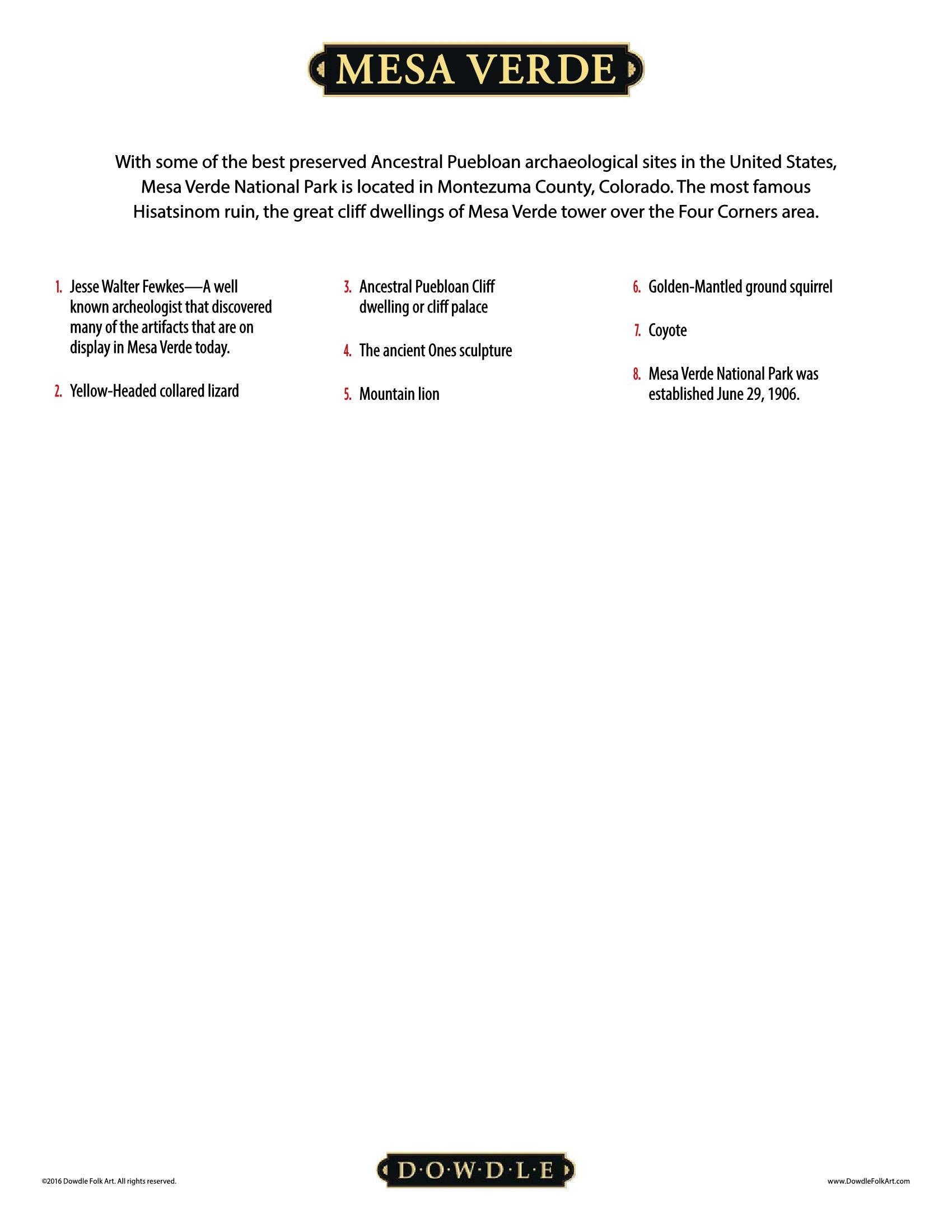 Boardwalk Puzzle Company - Wholesale Puzzle - Adult - Mesa Verde National Park - 500 Piece3