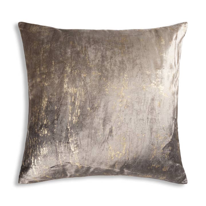 Cloud 9 Design - Wholesale Throw/Decorative Pillow - Raina Charcoal Ombre Velvet Pillow