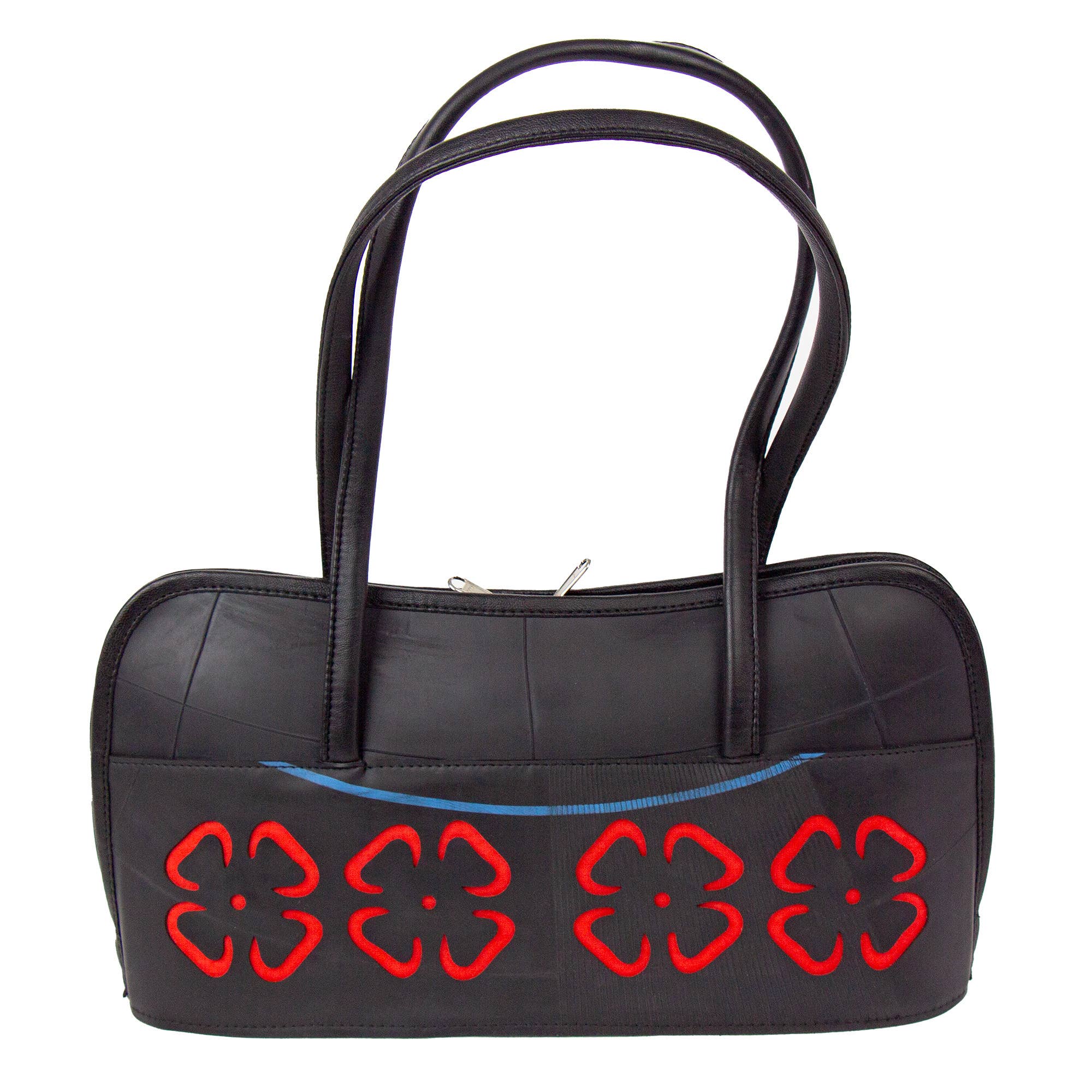 Global Crafts - Venta al por mayor Bolso con correa - Mujer - Bolsa para neumáticos Cut Out Flower, reciclada.2