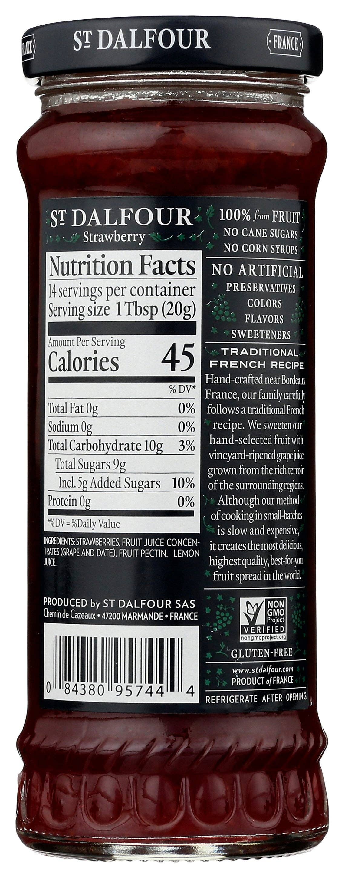 Everyday Supply Co - Wholesale Jam/Jelly - ST DALFOUR CONSERVE STRWBRY - Case of 61