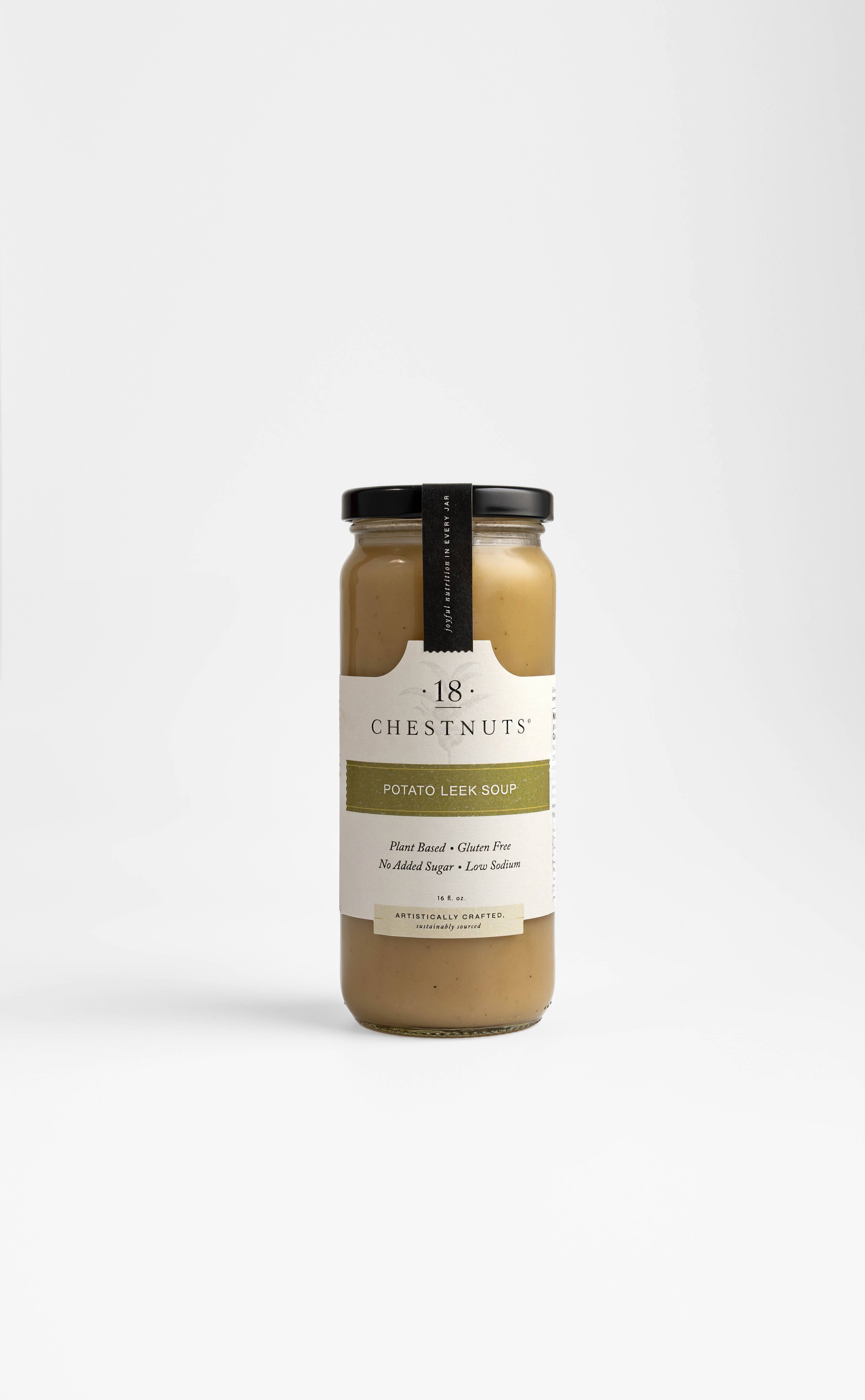 18 Chestnuts Soups - Wholesale Soup - Potato Leek Soup 16 oz