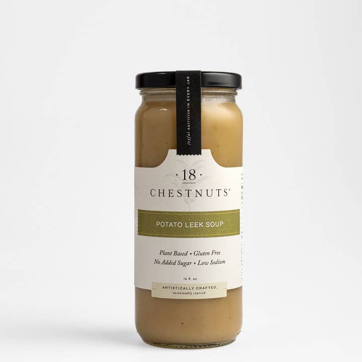18 Chestnuts Soups - Wholesale Soup - Potato Leek Soup 16 oz0