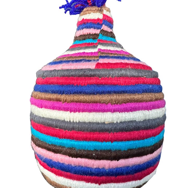 SOUK in the CITY – wholesale Basket – Berber Baskets STRIPED - mix4