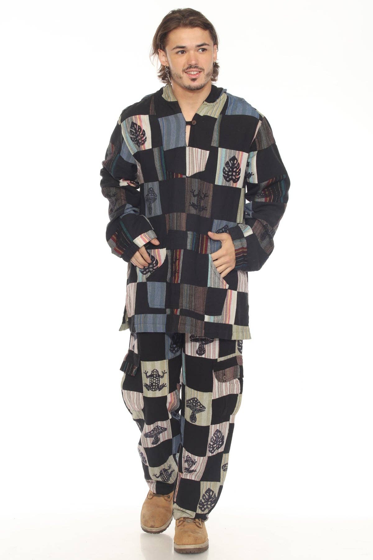 Lakhays Collection Inc. - Wholesale Hoodie - Unisex - Patchwork Unisex Baja18