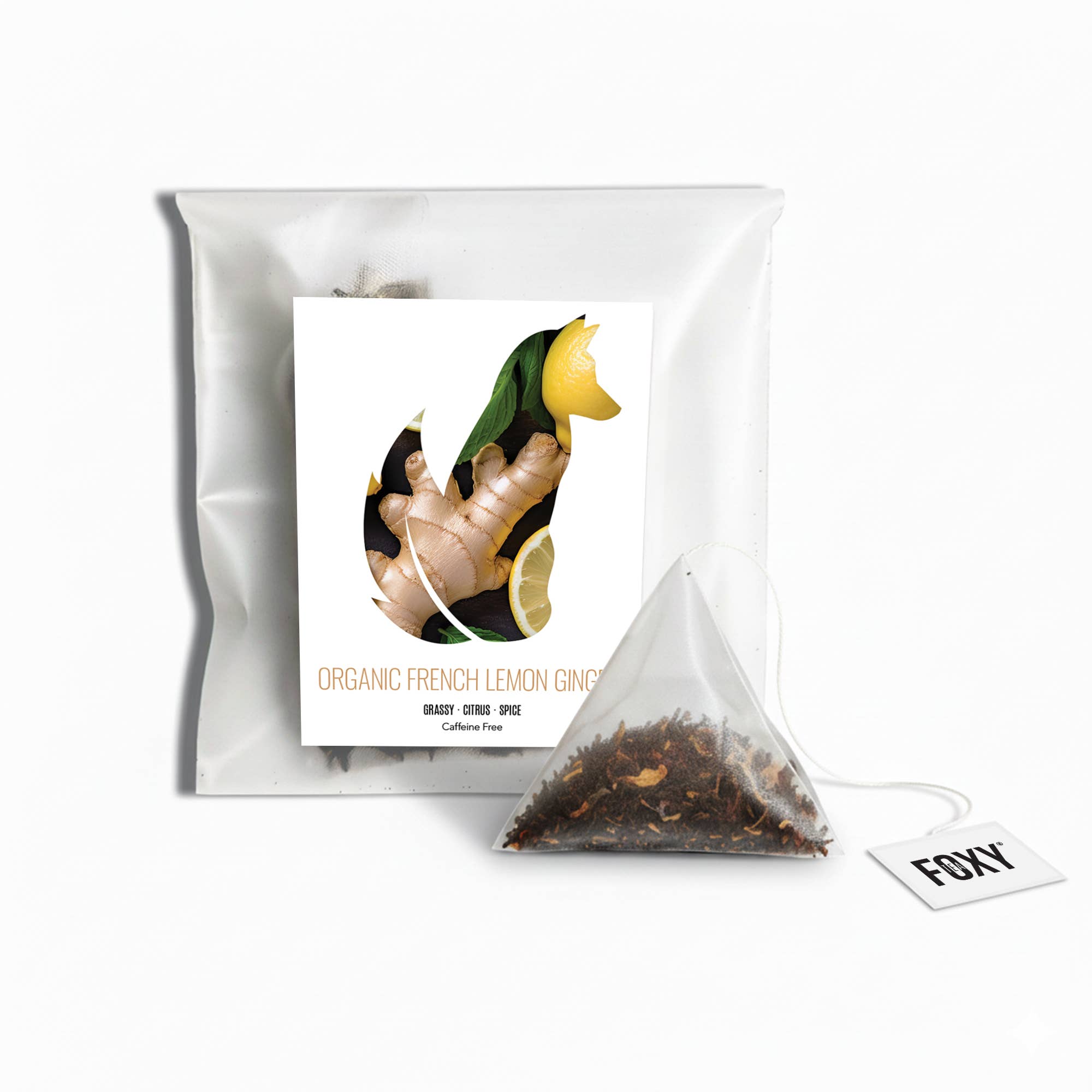 Foxy Tea® – Engroshandel Løs te – Pyramide-tepose til én kop (individuelt indpakket)7