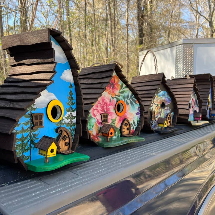 Southern Roots Designs - Wholesale Bird House - BIRDHOUSE, Unique Birdhouse, Mushroom Birdhouse, Â Birdhouse