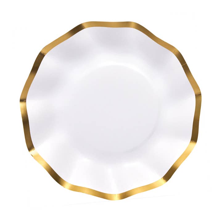 Everyday White Wavy Appetizer/Dessert Bowls/8pk for wholesale by Sophistiplate