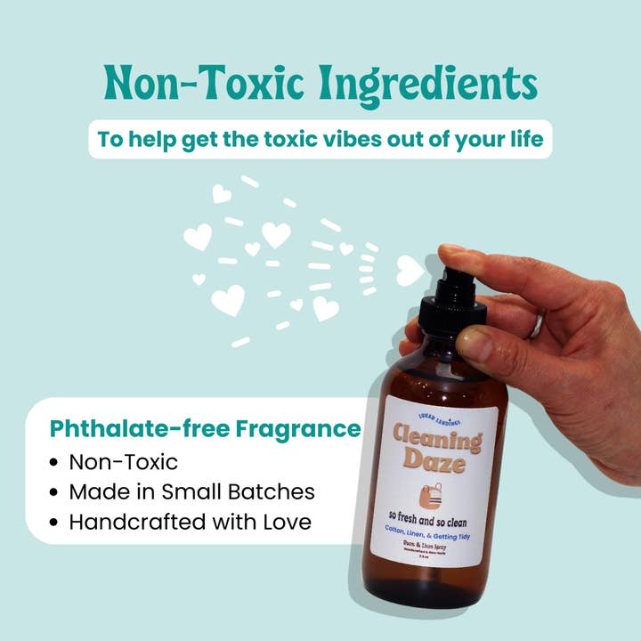 Lunar Landings - Vente Vaporisateurs d'ambiance et de linge - Spray pour la chambre et le linge de maison Fresh Linen, Cleaning Daze2