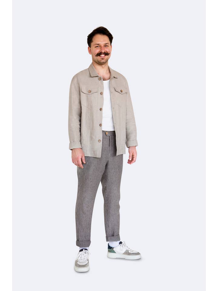 VADU Linen - Wholesale Pants - Men's - Classic Linen Chinos2