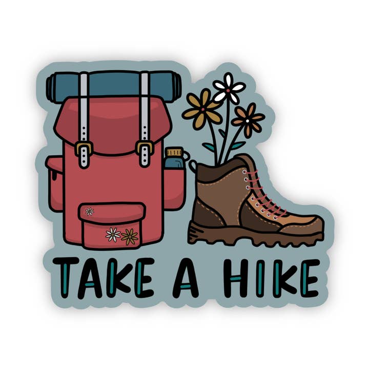 Take a Hike Sticker for wholesale by Jones Sticker Co