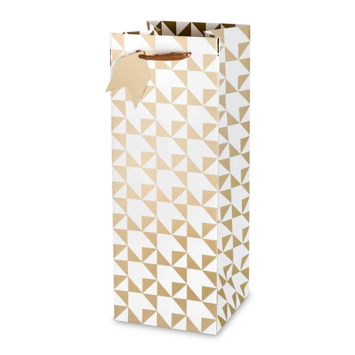 Gold Arrow Wine Bag Single Bottle for wholesale by Cakewalk