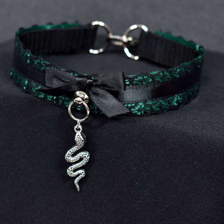 Naughty Pawsies – wholesale Halsband - Katt – Snake Kitten Lekhalsband5