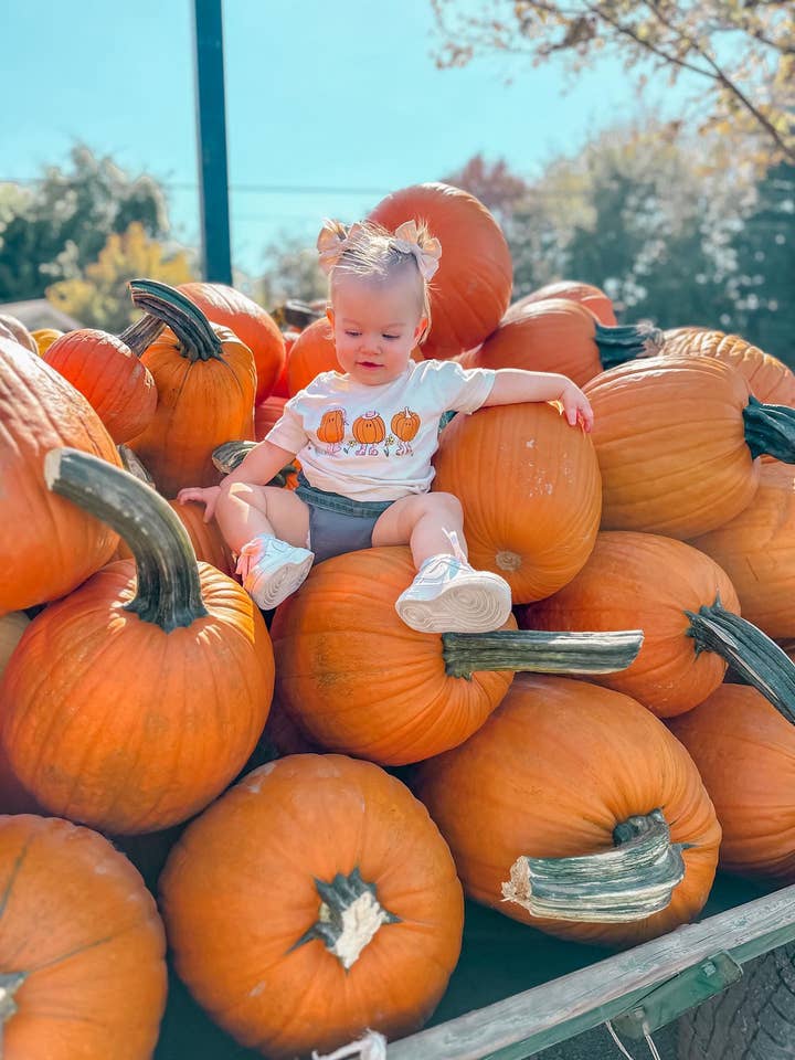 AK CLOTHING COMPANY, LLC - Wholesale Screen Printed T-Shirt - Kids - Pumpkin Gals Graphic Tee3