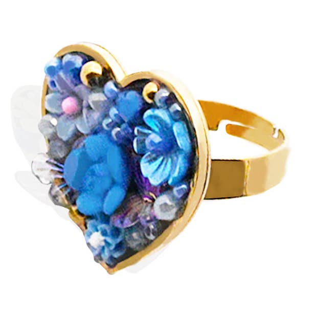 HEART RING - OY2472A41 for wholesale by AMORINO SRL