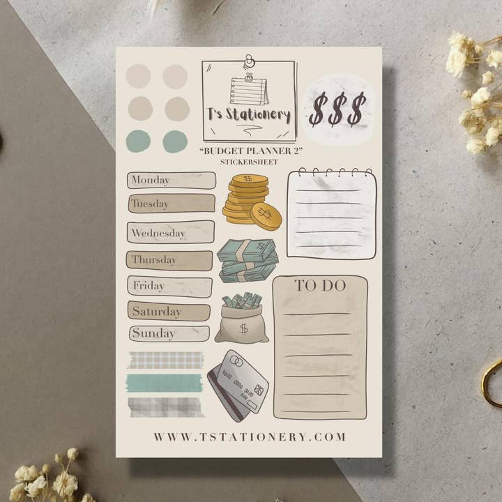 ”Budgetplanerare II” för wholesale av T's Stationery