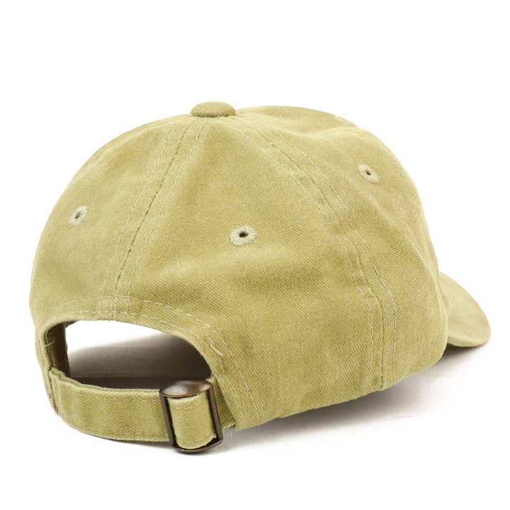 Trendy Apparel Shop - Wholesale Baseball Cap - Kids - Infant Size Unstructured Pigment Dyed Washed Baseball Cap