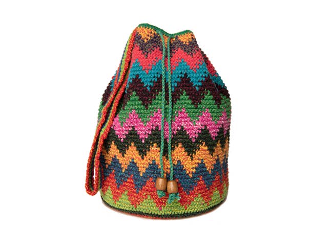 Dagny Textiles - Vendita all'ingrosso Borsa a tracolla - Donna - Borsa a secchiello media all’uncinetto5