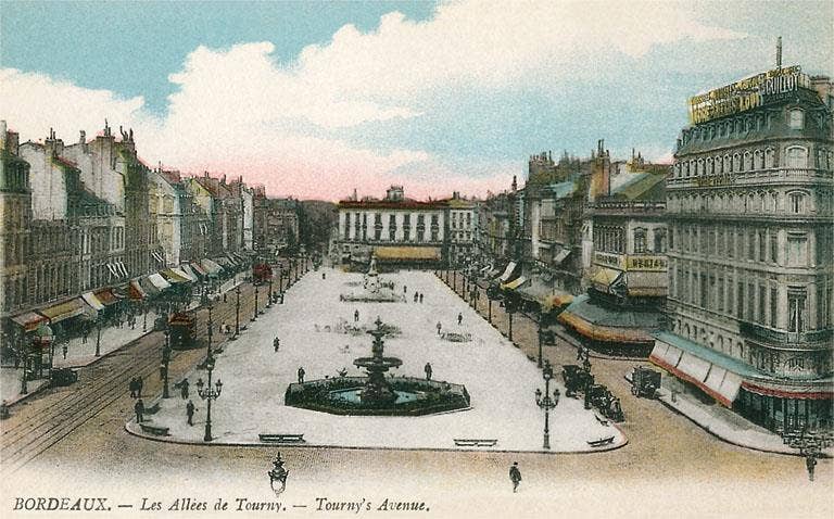 Found Image Press - Wholesale Magnet - Magnet FF-158 Alles de Tourny, Bordeaux, France0