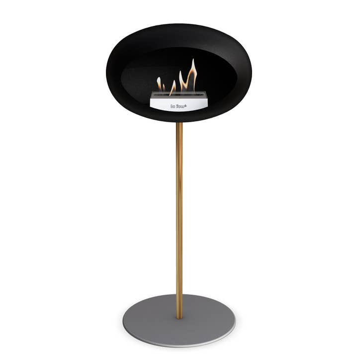 NĂ¼line Distribution - Wholesale Fireplace Screen - Le Feu Steel High (Black Dome)60