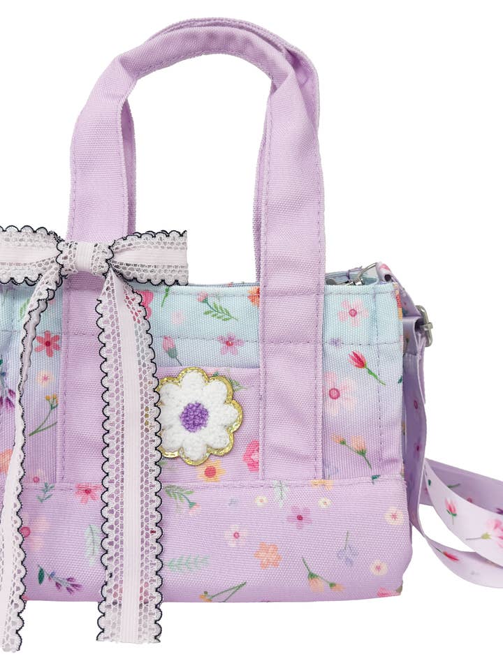 Mini Tote Crossbody Bag, Flower Dream for wholesale by Hot Focus, Inc.