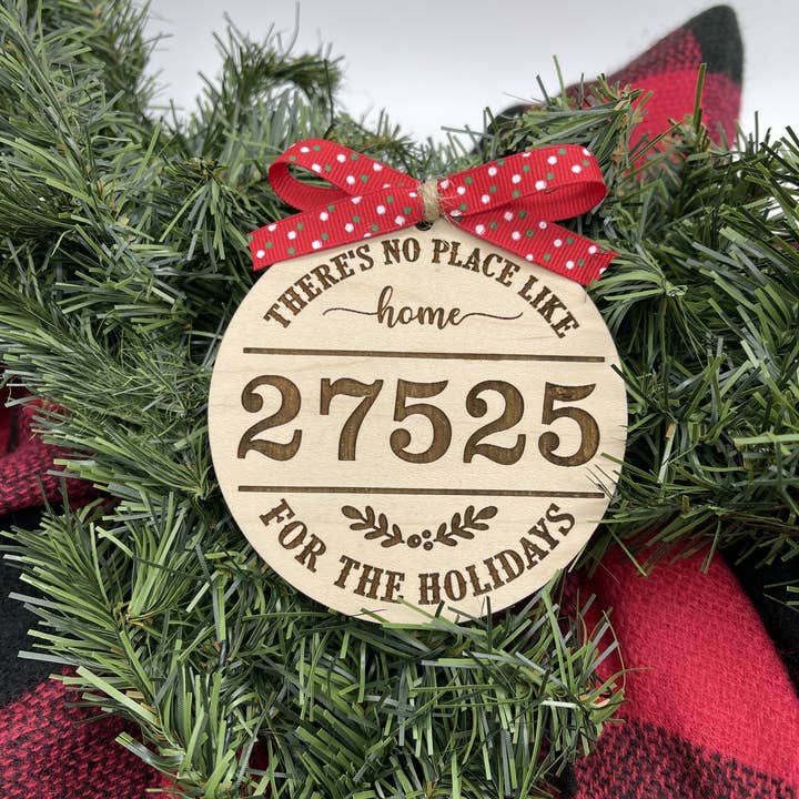 Falcon Ridge Designs LLC - Wholesale Ornament - Custom Hometown Ornament, City or Zip Code Ornament, Christmas 20254