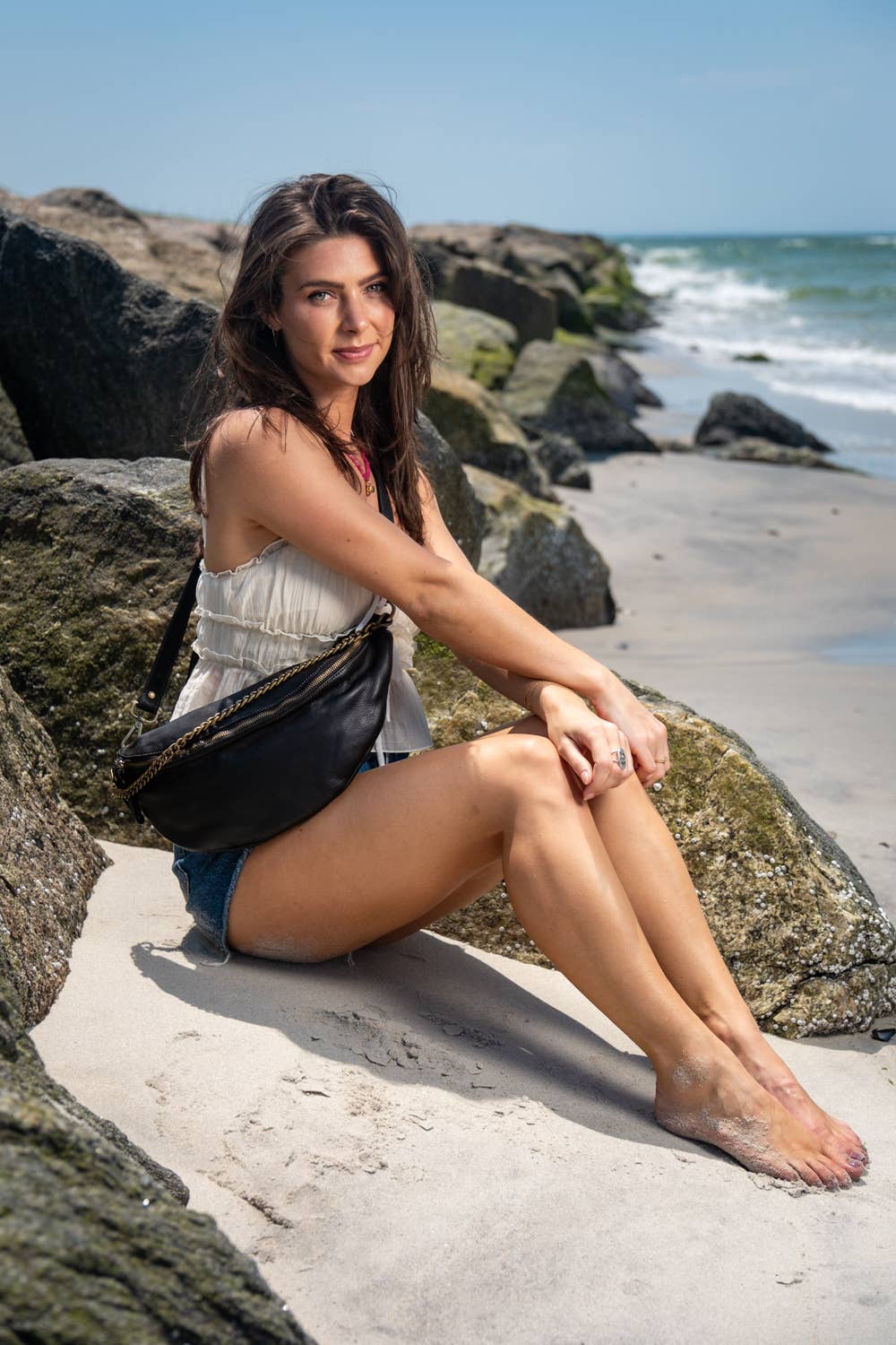 Bolsa Nova Handbags - Vente Sac à bandoulière – femme - Sac bandoulière en cuir Capri4