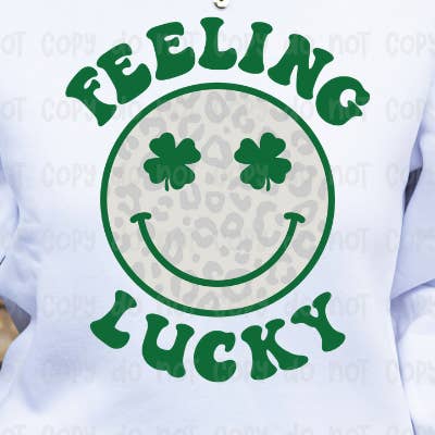 Känsla Lucky TRANSFER - DTF Transfer för wholesale av Sassy and Sublime