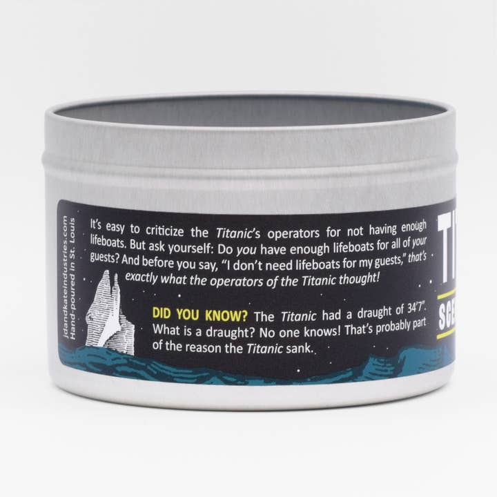 JD and Kate Industries - Wholesale Novelty Candle - Titanic Scented Candle