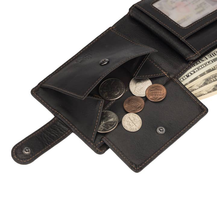 Minori Leather - Wholesale Wallet - Men's - Phoenix Leather Clip Wallet – Men – Brown3