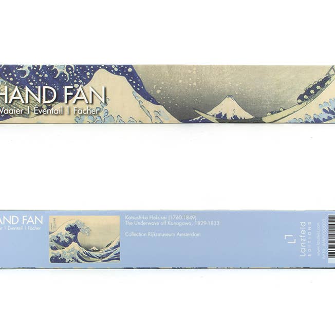 MUSEUM WEBSHOP - Wholesale Handheld Folding Fan - Hand Fan, Bamboo, Hokusai, The Great Wave