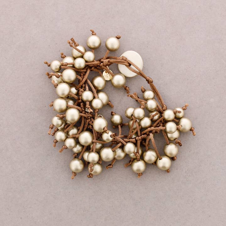 Sonata - Wholesale Beaded Bracelet - Fringe Bead Bracelet Metal Finish5