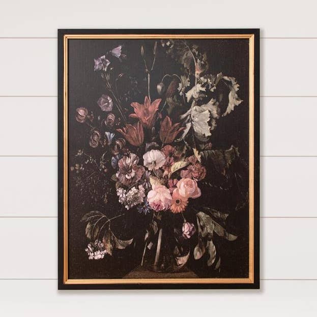 Framed Print - Floral Academia Still Life (PC) for wholesale by Audrey's Home & Gift