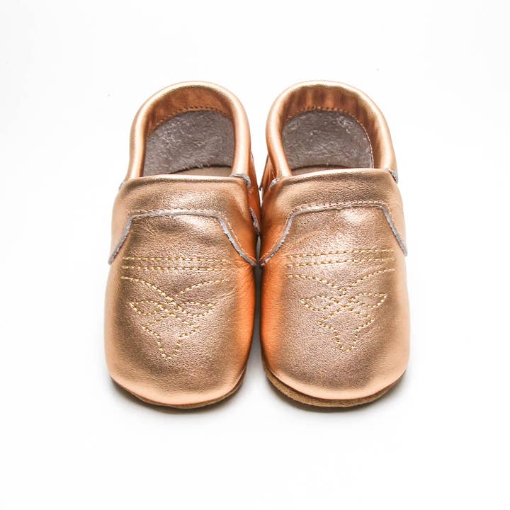 Ranch Raised ® - Wholesale Booties - Baby - Boot Mocc-Rose Gold2