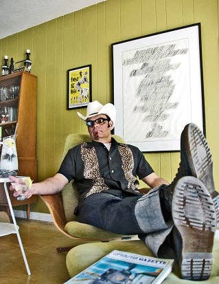 Steady Clothing - Wholesale Button Down Shirt - Men's - Leopard Panel Bowling Shirt in Black8