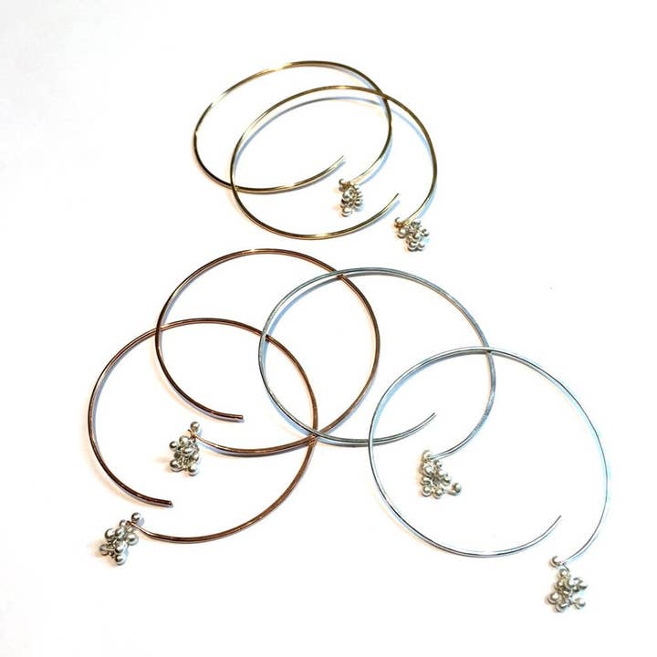 YedOmi Jewelry - Wholesale Hoop Earrings - Soft Hoops-Small2