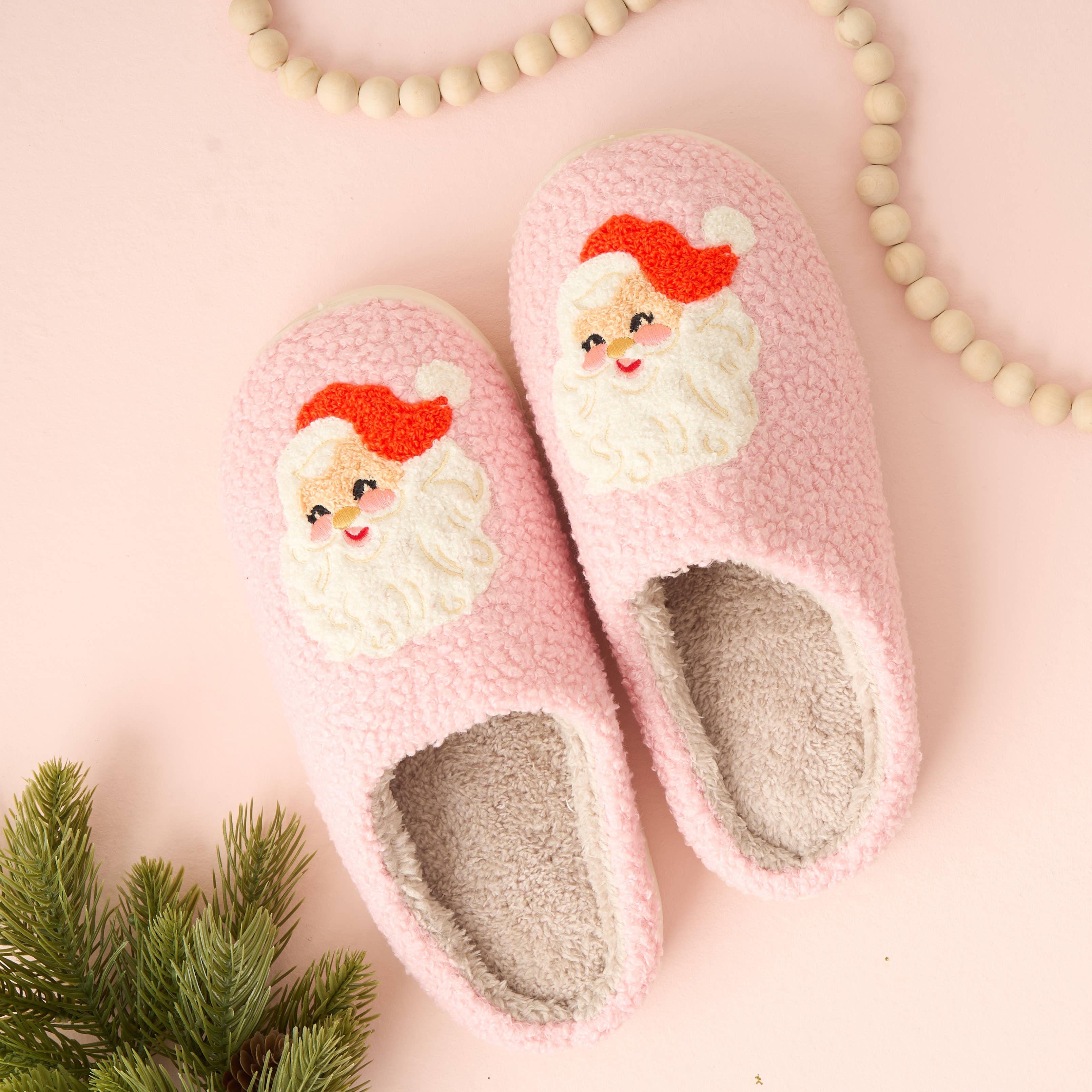 The Darling Effect - Vente Chaussons – femme - Chaussons Douillets - Père Noël3