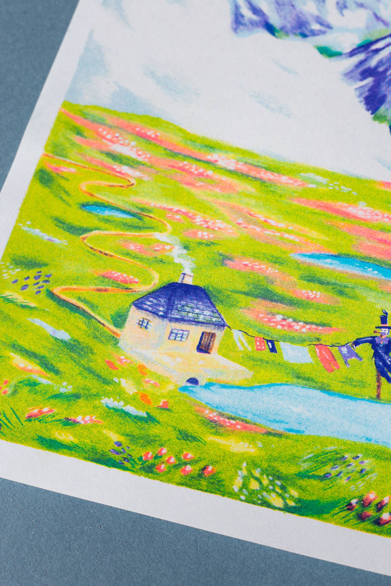 KIBLIND Atelier - Wholesale Art Print - A3 poster - Miyazaki/L.Olivieri - The Traveling Castle 3