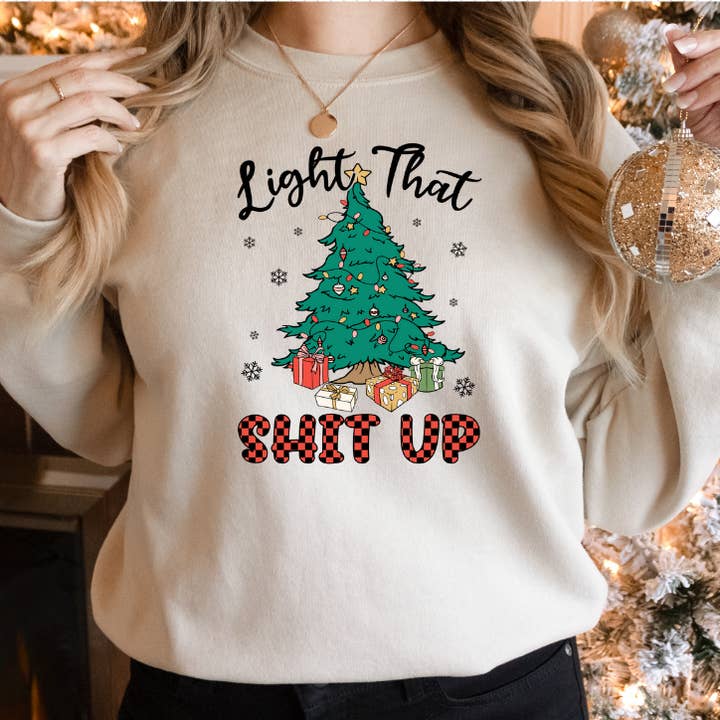 Sweat-shirt de Noël, femme, unisexe pour la vente par Crafty Mamas Creationz