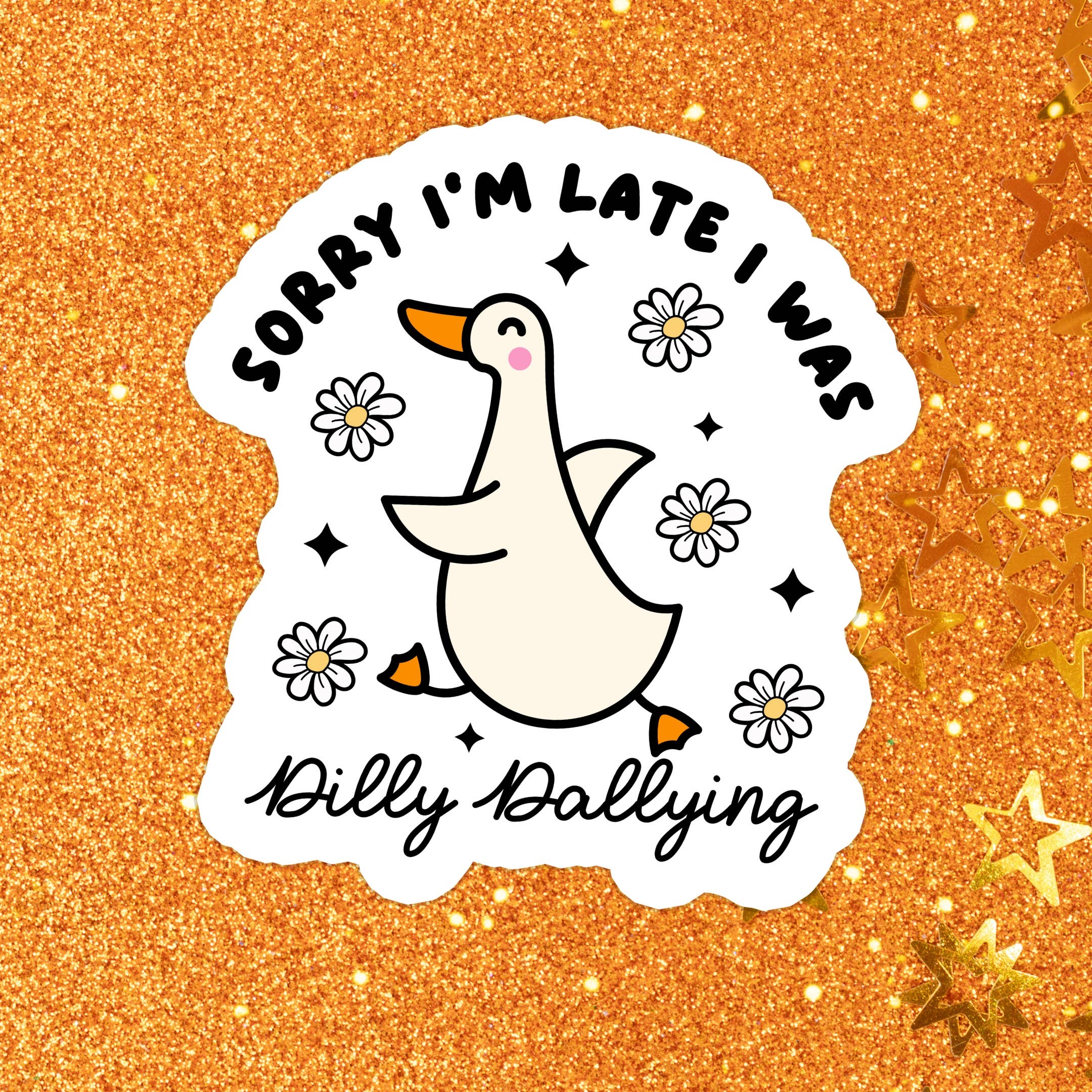 Stickers+ X Ashley Bexar - Wholesale Sticker - Relatable Duck Goose Funny Dilly Waterproof Vinyl Sticker