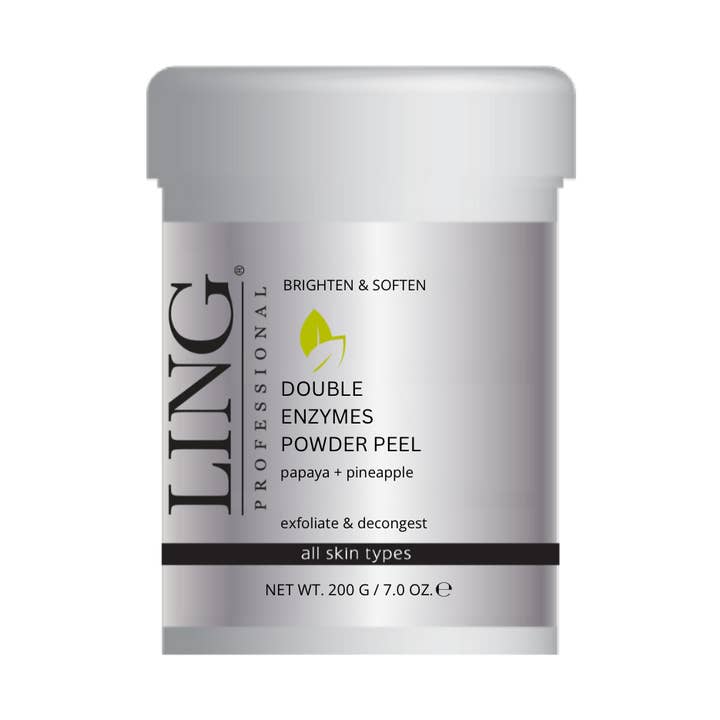 Double Enzymes Powder Peel (Papaya and Pineapple) 7 oz for wholesale by LING Skincare