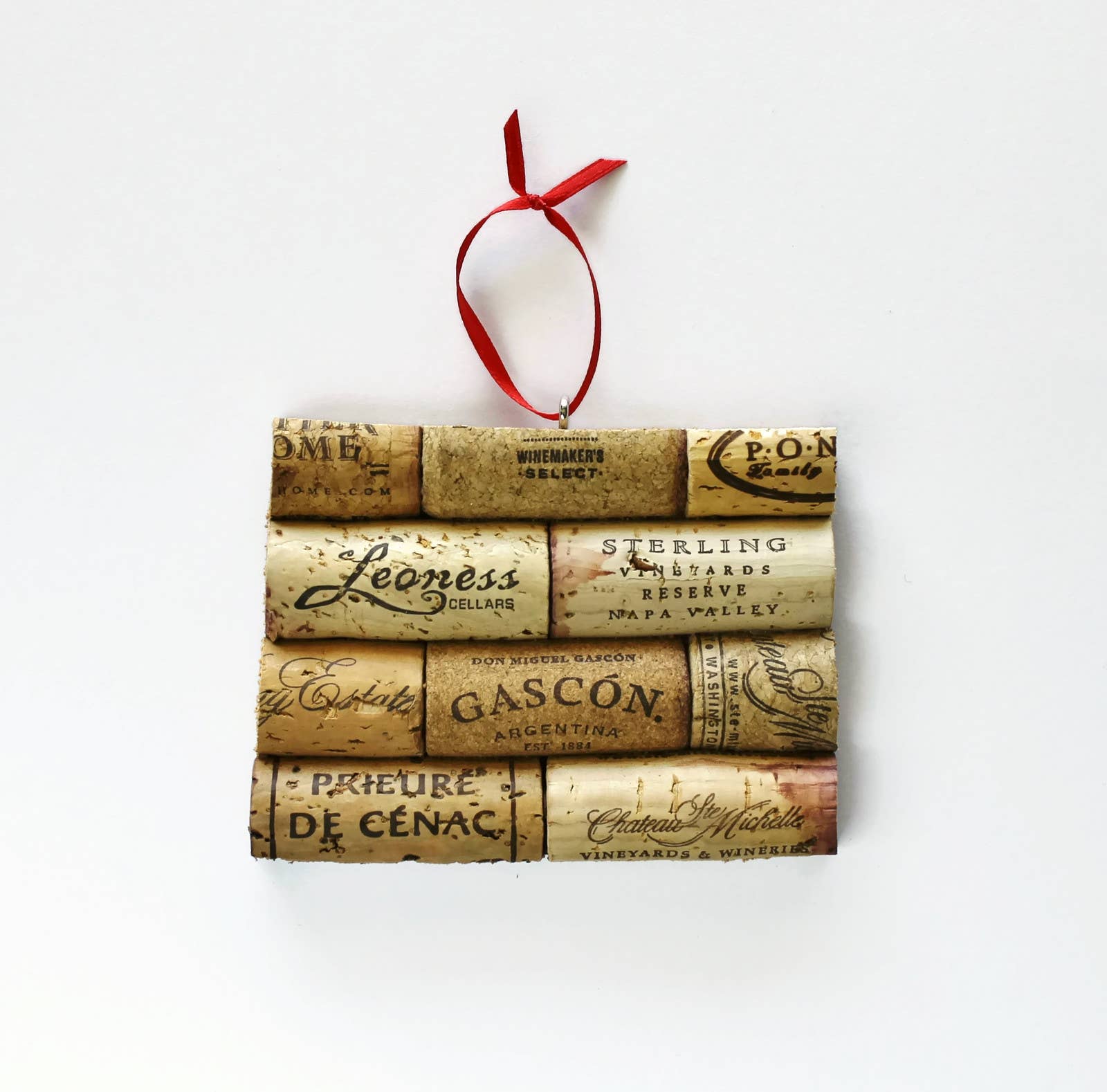 Desert Coastal Studios - Wholesale Ornament - Pick Your State Wine Cork Ornament - Gift for Wine Lover38