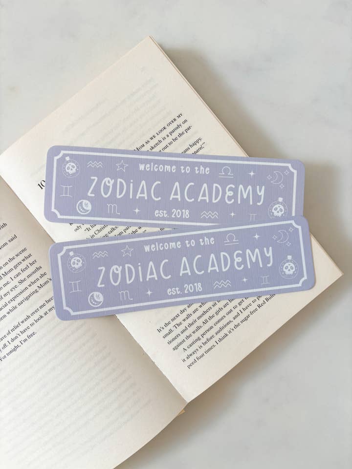 Zodiac Academy Minimal Bookmark for wholesale by Fleurs on Sunday